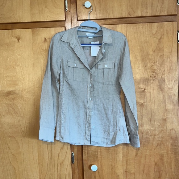 New with tags*** Club Monaco button down linen too - Picture 1 of 5